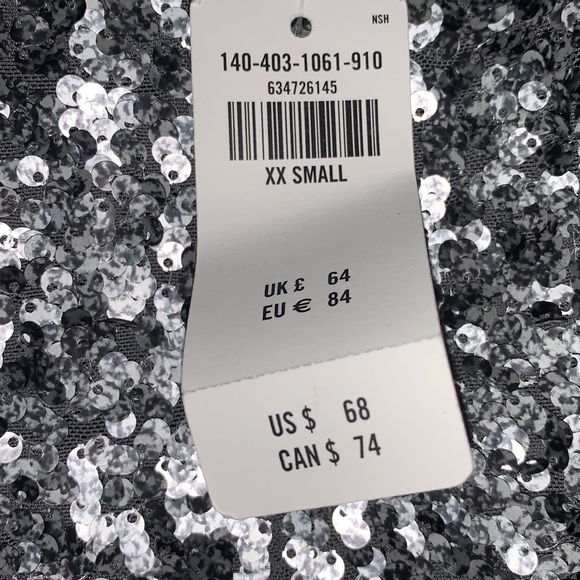 ABERCROMBIE & FITCH sequin crop top - Picture 3 of 14